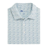 Transfusion Printed Icon Polo Wan Blue