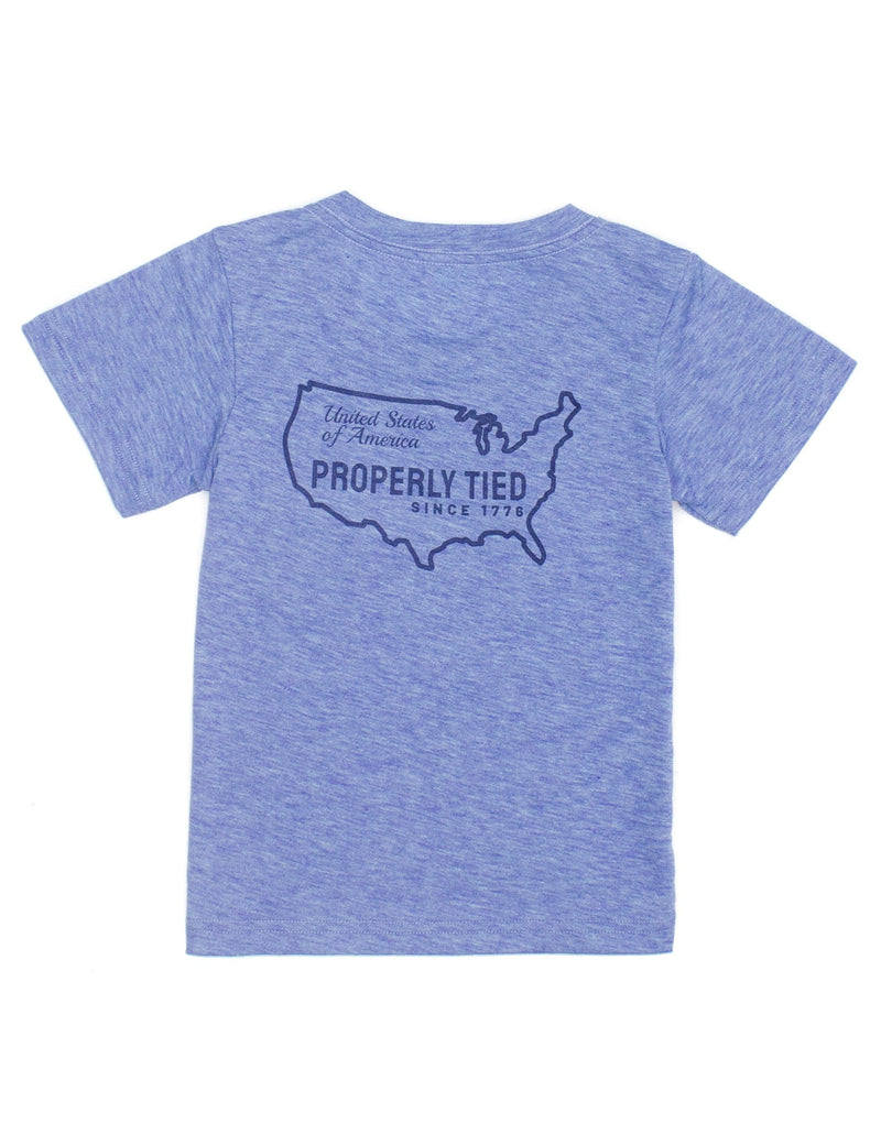 LD PORTLAND POCKET TEE SS LIBERTY USA SEA BLUE
