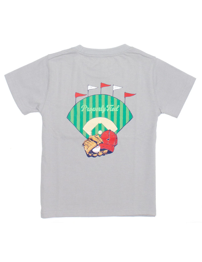 LD HOME RUN SS ICE GREY