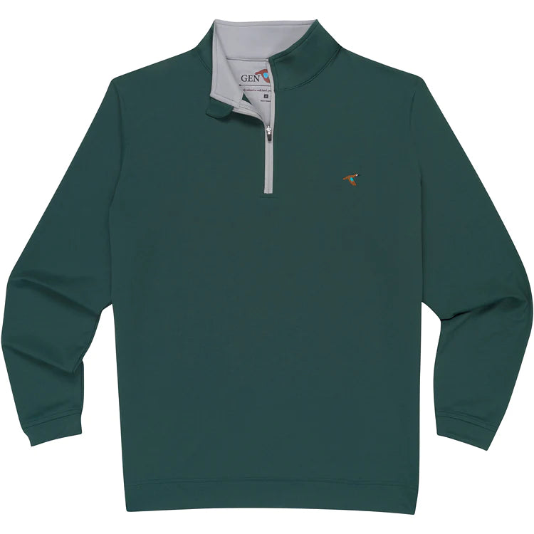 SPRUCE PERFORMANCE QUARTER ZIP