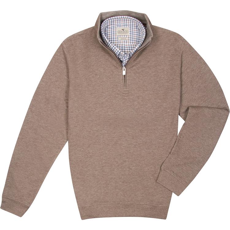 CORK COTTON/MODAL QUARTER-ZIP