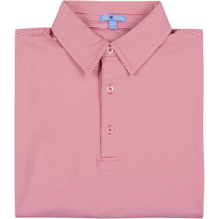 CURRY PINSTRIPE PERFORMANCE POLO