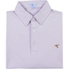ORCHID PINSTRIPE PERFORMANCE POLO