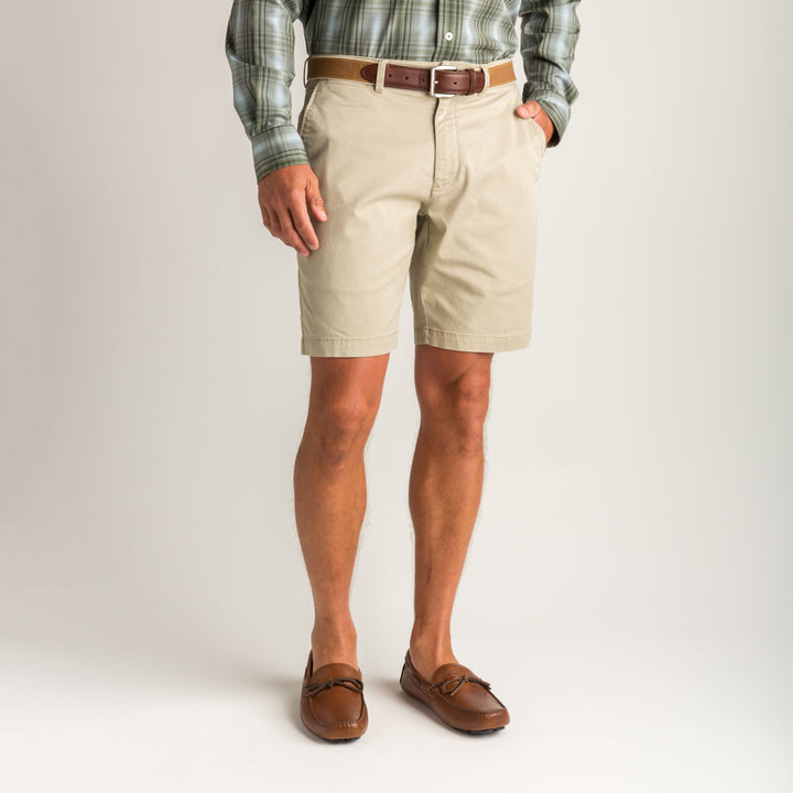 9" Gold School Chino Short Khaki