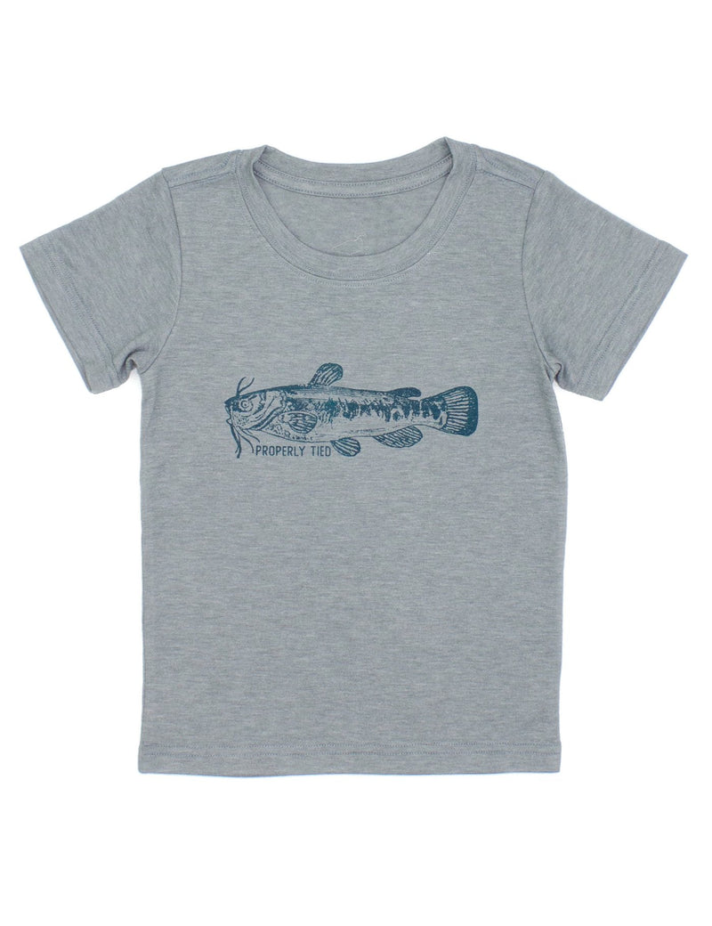 LD PORTLAND TEE SS CATFISH MOSS GREY