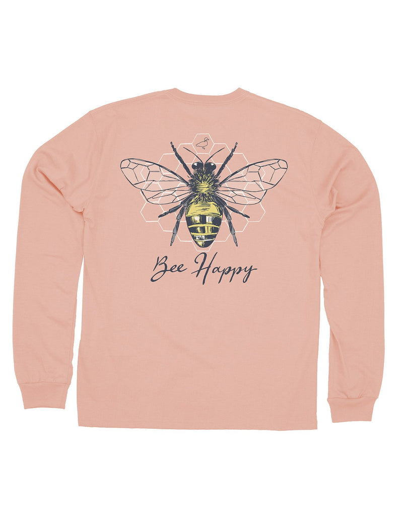 LD BEE HAPPY LS MELON HEATHER