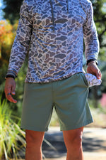 Light Sage Everyday Short - Fish and Reel Pocket