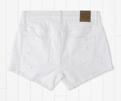 The Denim Kelsey Short WHITE