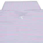 BRAZILWOOD TRELLIS STRIPE PERFORMANCE POLO