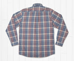 Bayamon Performance Dress Shirt SLATE WITH BURNT RED