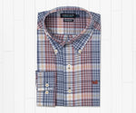 Bayamon Performance Dress Shirt SLATE WITH BURNT RED