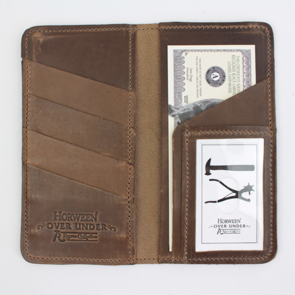 Horween Checkbook Wallet w/o Shot Shell