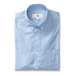 Cotton Oxford Sport Shirt Morris Solid BLUE