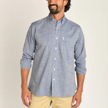 Cotton Slub Sport Shirt Clayton Chambray