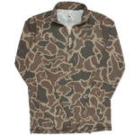 Core Layer 1/4 Zip Pullover Duck Camo