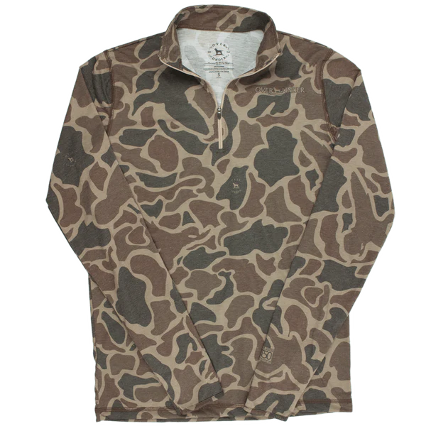 Core Layer 1/4 Zip Pullover Duck Camo