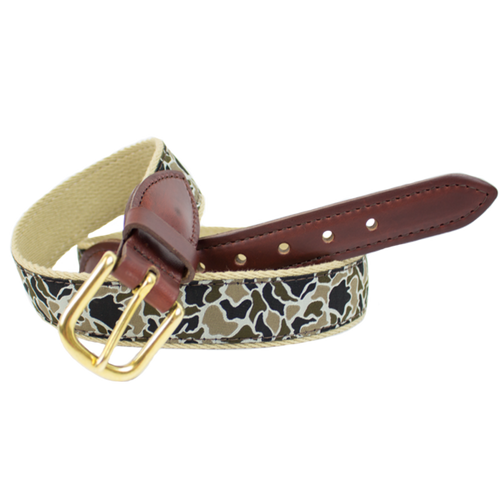 Duck Camo Ribbon Belt