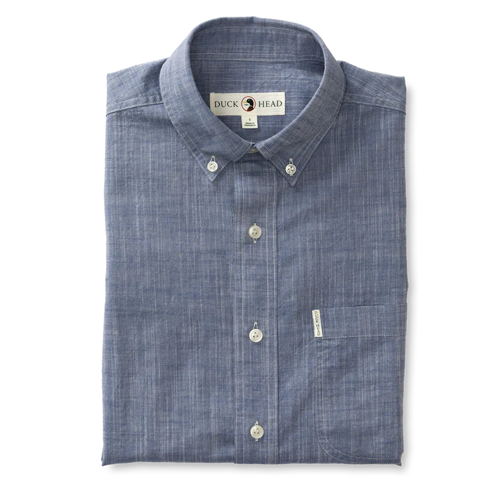 Cotton Slub Sport Shirt Clayton Chambray