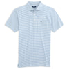 Pamlico Stripe Polo Mystic Blue