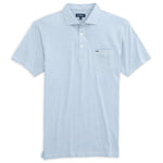 Pamlico Stripe Polo Mystic Blue