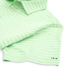 Harper Stripe Polo Seafoam