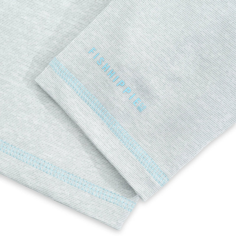 Heather Streak Boden 1/4 Zip Chrome