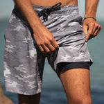 Shaker Hybrid Short Chambray Camo