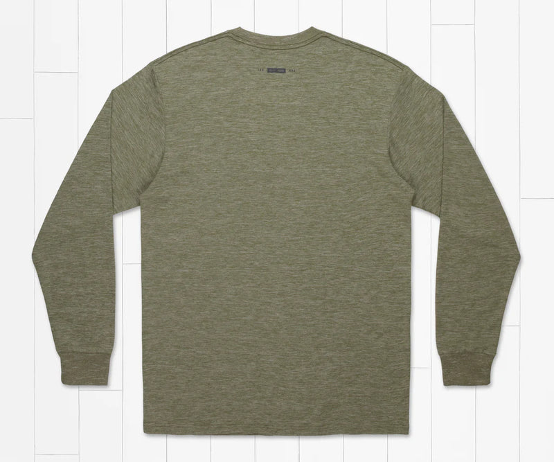 FieldTec™ Heathered Performance Tee - Marsh Mountains - Long Sleeve