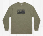 FieldTec™ Heathered Performance Tee - Marsh Mountains - Long Sleeve
