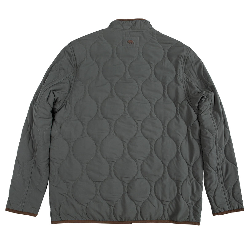 Candler Quilted Coat Gunmetal