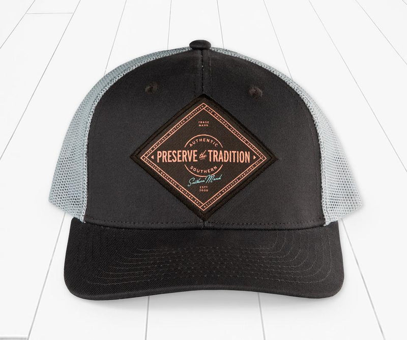 Retro Trucker Hat - Southern Tradition MIDNIGHT GREY