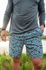 Retro Mallard Camo - Grey Pocket