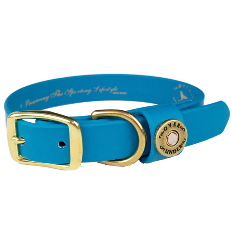 Water Dog Collar Aqua Blue