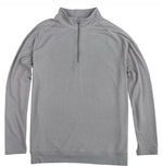 BAMBOO PERFORMANCE PULLOVER HEATHER GREY
