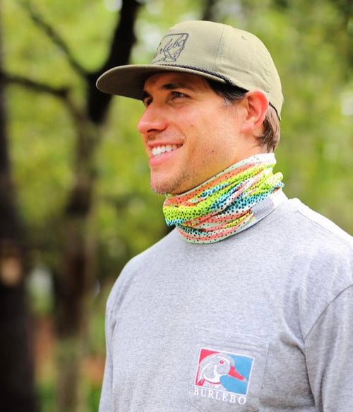 NECK GAITER- RAINBOW TROUT