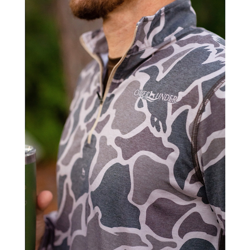 Duck Camo Quarter-Zip Pullover