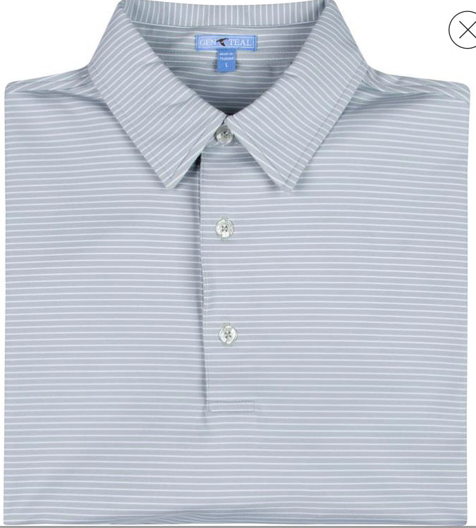 QUARRY DRIVER STRIPE PERFORMANCE POLO