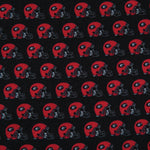 UGA Helmet Printed Polo BLACK