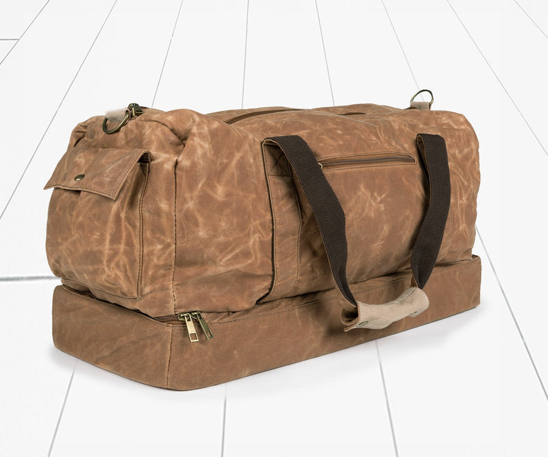 Dewberry Duffle Bag LIGHT BROWN