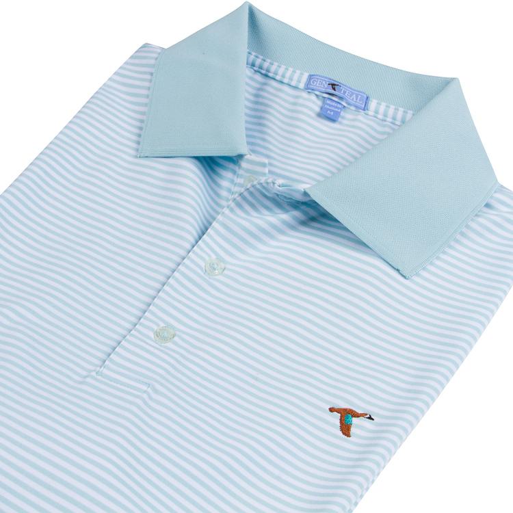 LAGOON CLASSIC STRIPE PERFORMANCE POLO