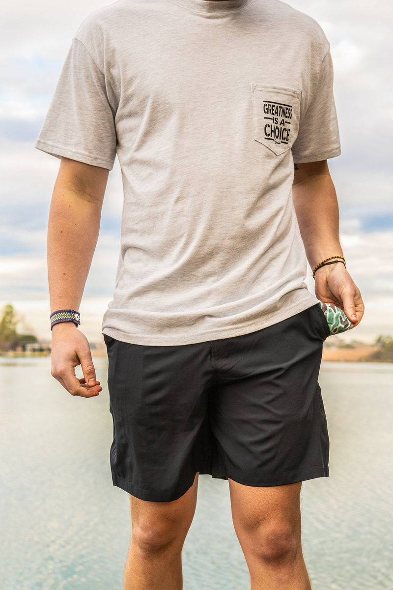 PERFORMANCE SHORTS Matte Black - Camo Pockets