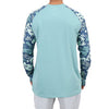 TACTICAL LS PERFORMANCE SHIRT TEAL DIGI CAMO