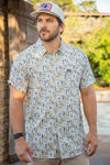 Performance Button Up - Deer Scenery