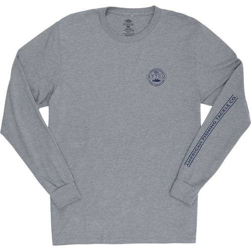 BASS PATCH LS T-SHIRT GRAPHITE HEATHER