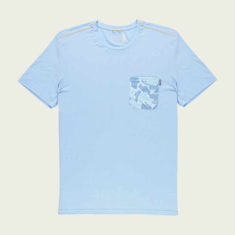 Buxton Performance Tee HAZY BLUE