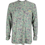 MALLARD PAMLICO LS PERFORMANCE SHIRT GREEN CAMO