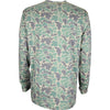 MALLARD PAMLICO LS PERFORMANCE SHIRT GREEN CAMO