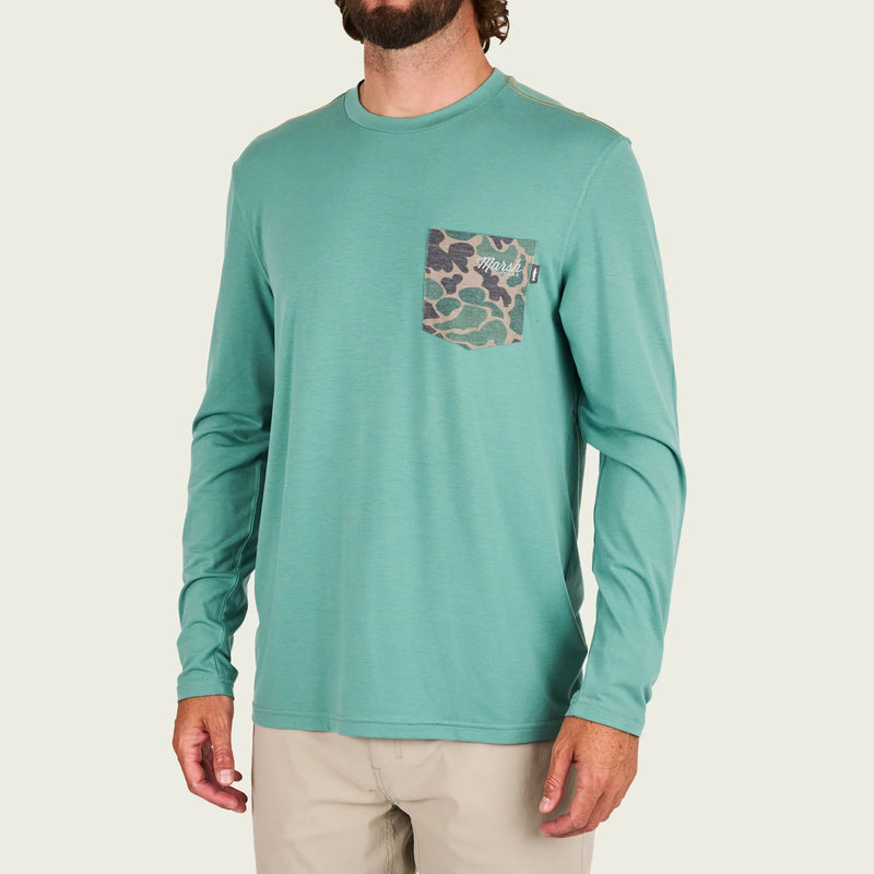 Pamlico Performance Pocket Crew LS