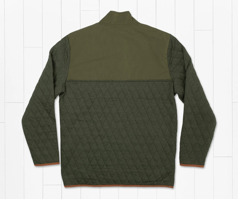 Bighorn Quilted Pullover  DARK OLIVE