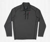 Endzone Stripe Performance Pullover BLACK WITH RED